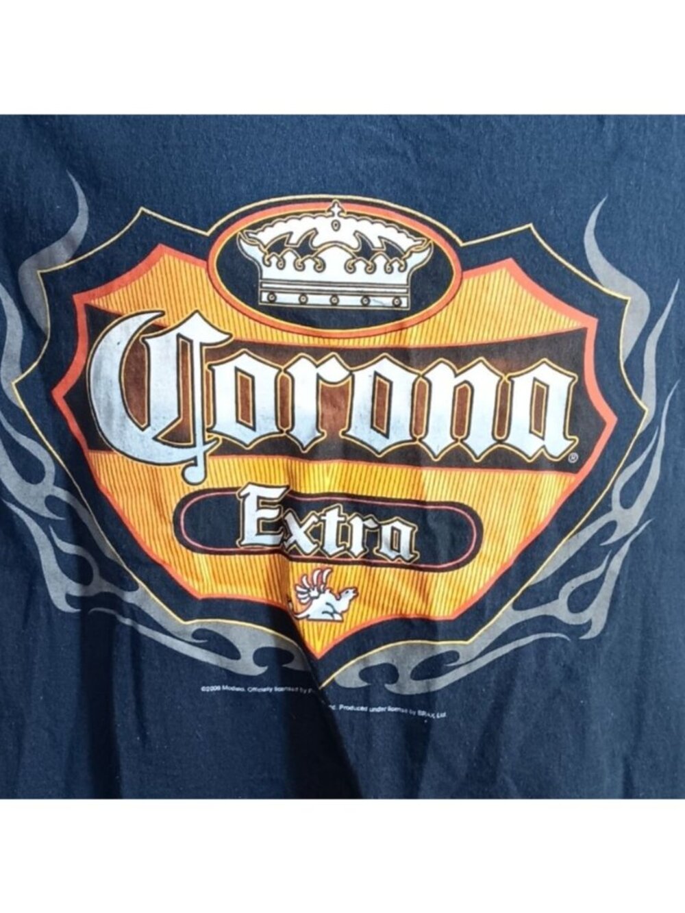 2XL Men's T-Shirt Corona Extra Sleeveless Alstyle Navy Blue Cotton XXL 2006